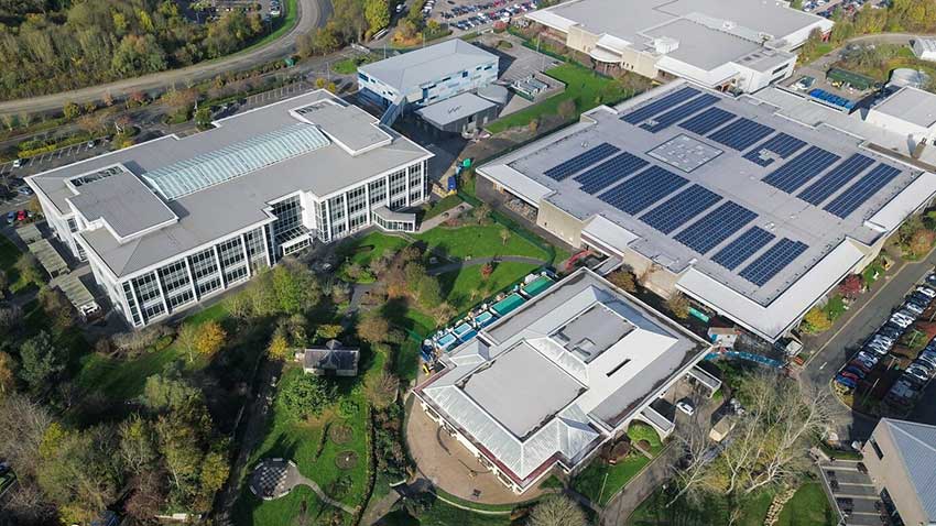 commercial solar setup